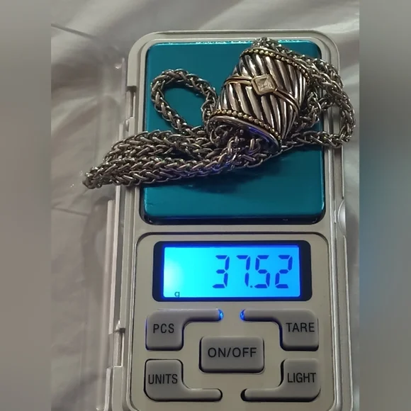 Silver and Gold Two Tone Y2K Rope Bracelet - Picture 3 of 8